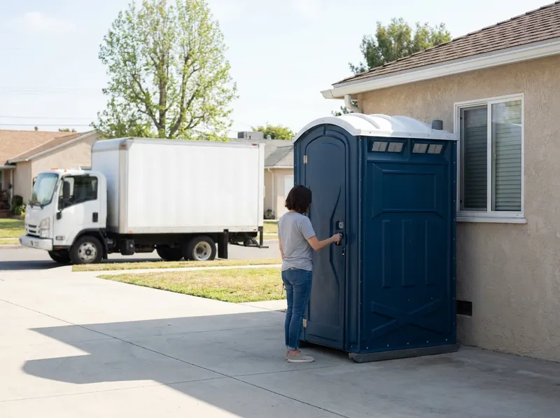 Single-Stall Towable Mobile Restrooms in Tarzana, CA